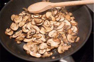Champignons risotto
