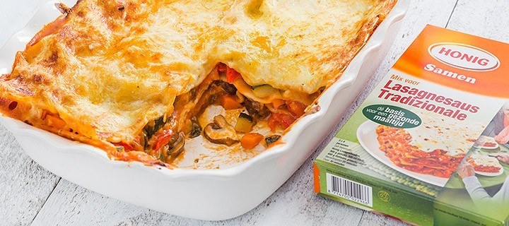 Lasagne maken van restjes groenten