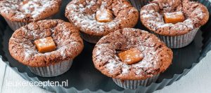 chocolade-amandel-cakes leukerecepten.nl
