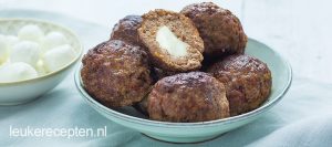 gehaktballetjes-met-mozzarella - leukerecepten.nl