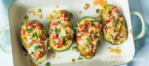 mexicaanse-gevulde-avocados - leukerecepten.nl