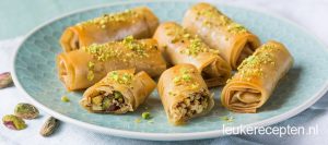 mini-baklava-rolletjes - leukerecepten.nl
