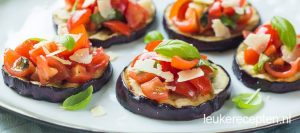 aubergine-bruschetta - leukerecepten.nl