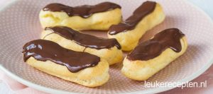 eclair-met-slagroom - leukerecepten.nl