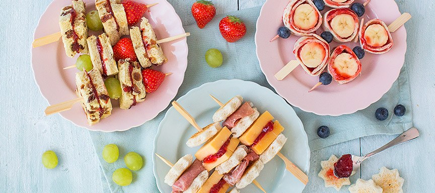 Feestelijke sandwich prikkers