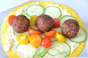Falafel-Wraps leukerecepten.nl