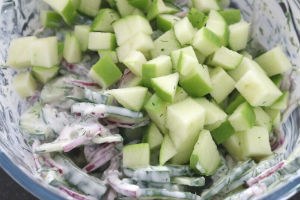komkommersalade met appel leukerecepten.nl