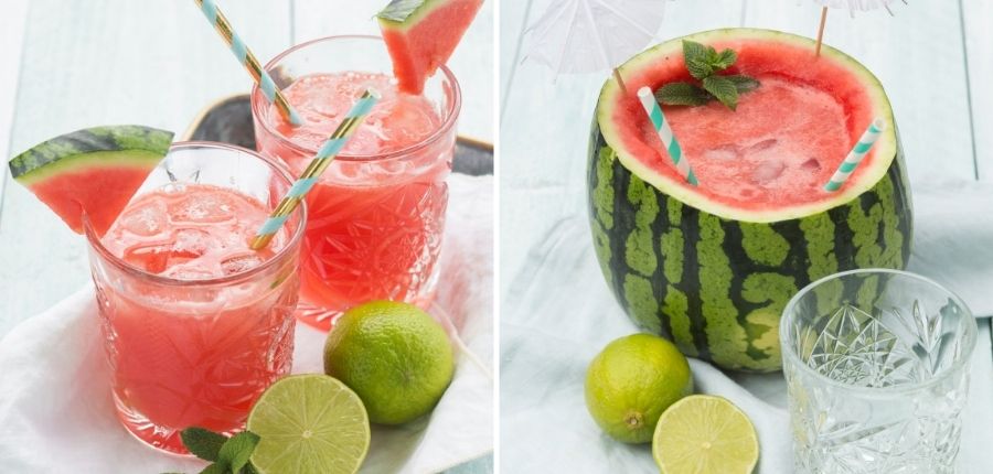 Party cocktail: watermeloen punch