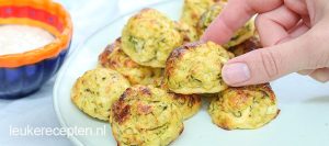 Courgette feta balletjes - leukerecepten.nl