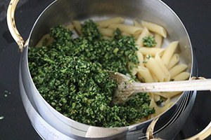pasta-pasta-boerenkoolpesto leukerecepten.nl www.jaimyskitchen.nl