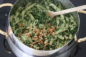 pasta-boerenkoolpesto leukerecepten.nl