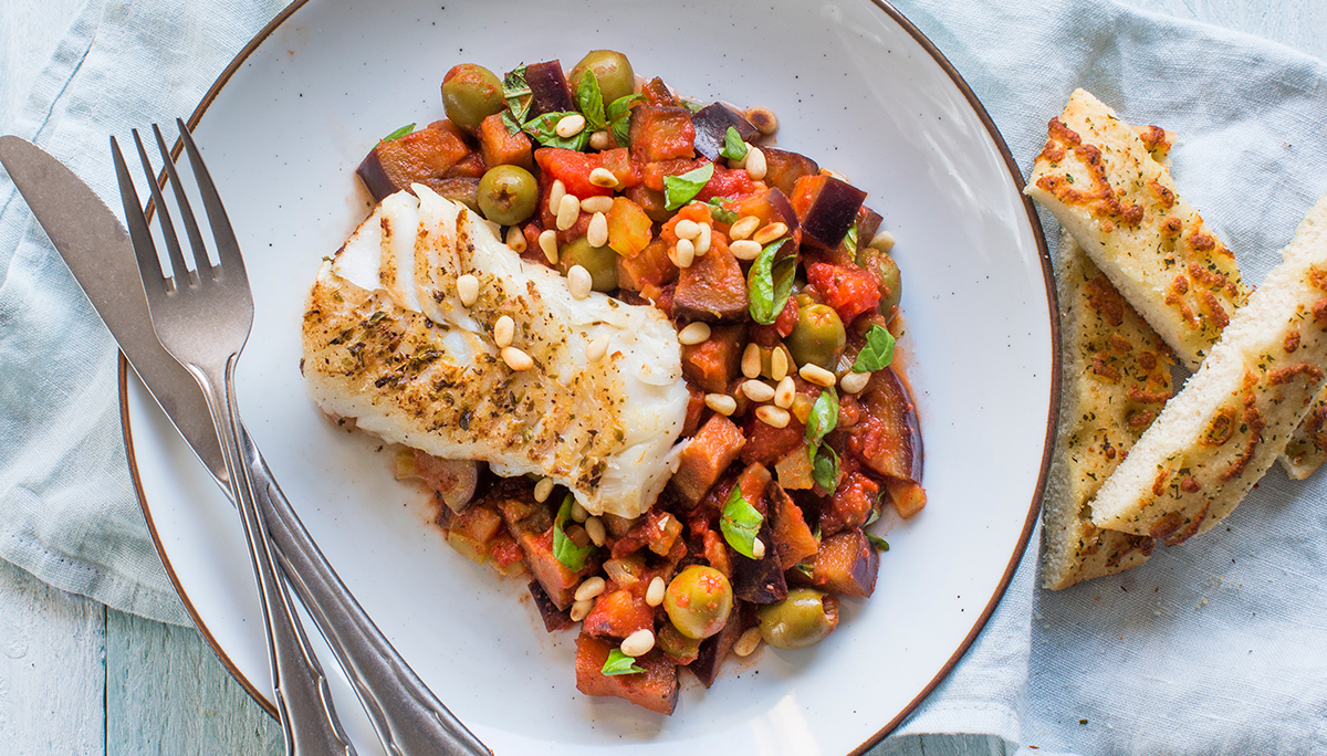 Caponata met vis