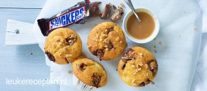 snicker muffins leukerecepten.nl