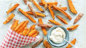 Zoete aardappel friet