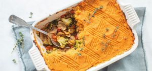 vegan ovenschotel met zoete aardappelen leukerecepten.nl