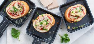 Mini gourmet pizza
