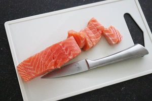 Oosters zalm gourmetpannetje