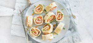 Wraps met zalm