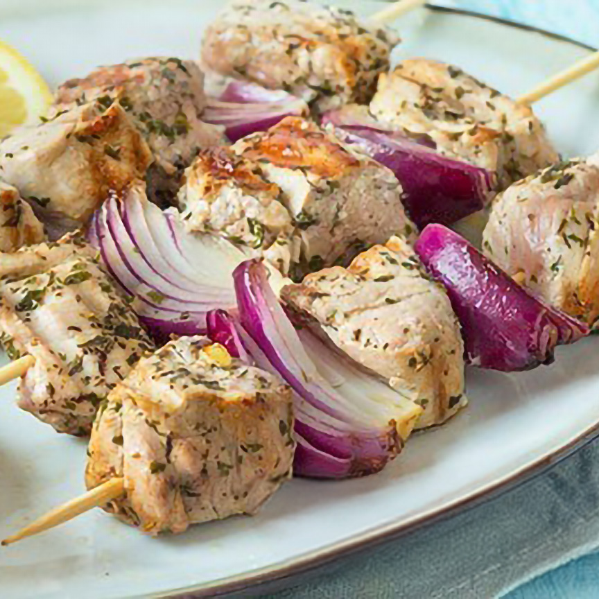 Souvlaki recept