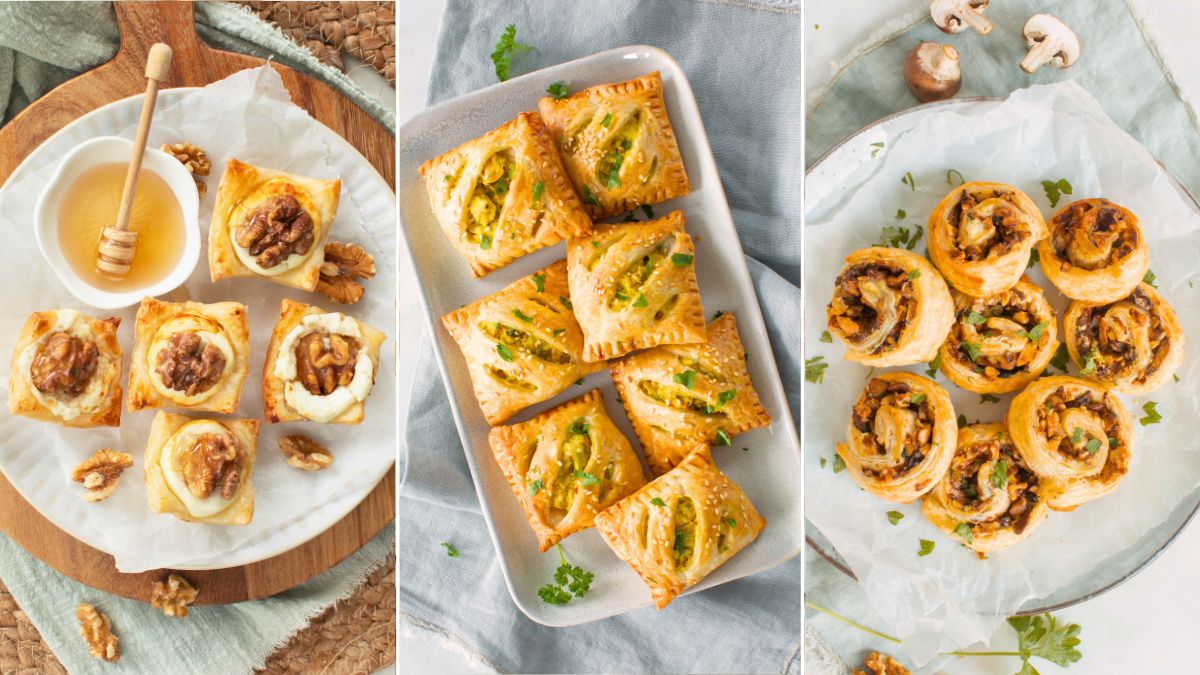 20 x bladerdeeg hapjes