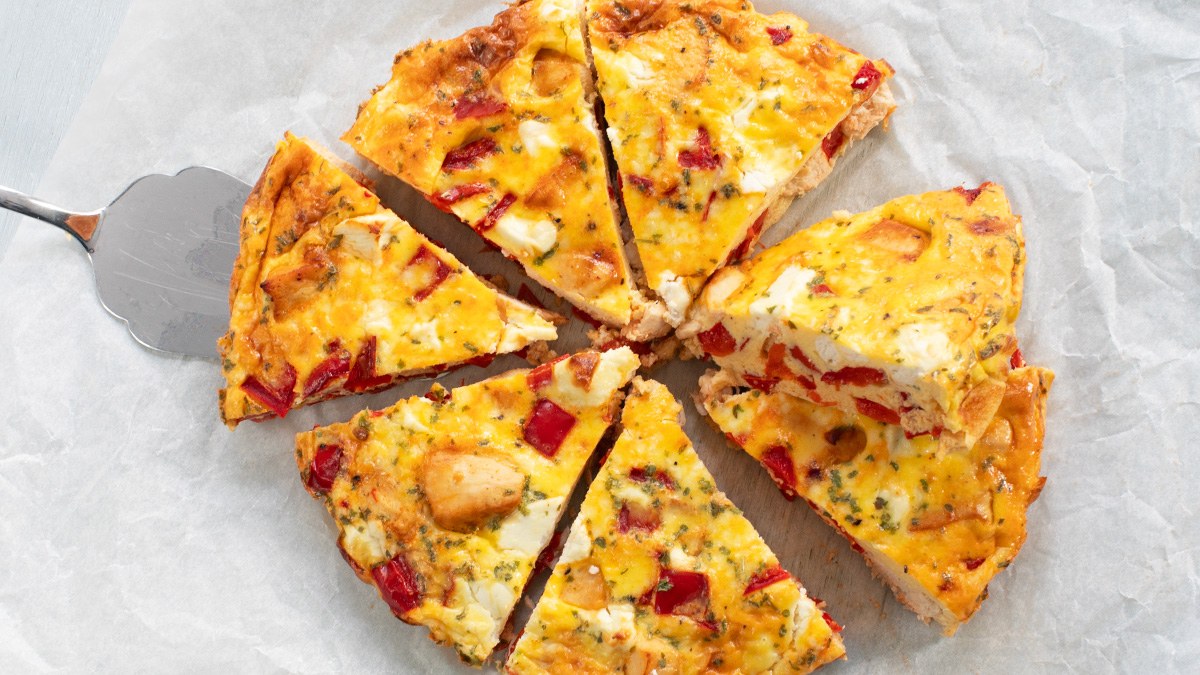 Frittata met kip