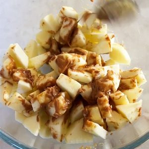 Speculaas crumble stap 2