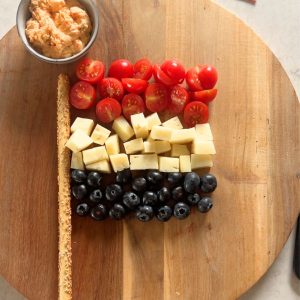 Hollandse oranje borrelplank stap 2