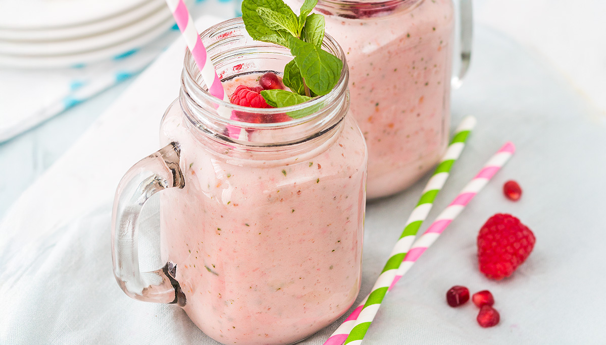 Frambozen smoothie