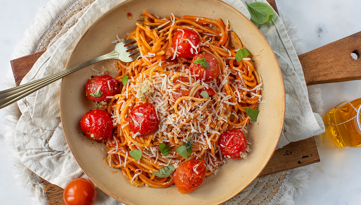 Pasta met cherrytomaatjes