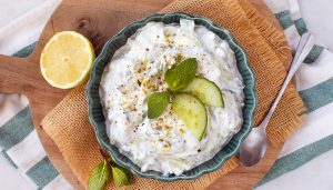 Raita dip recept