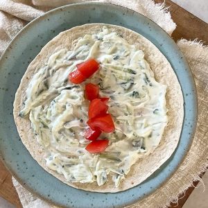 Griekse wraps met feta stap 2