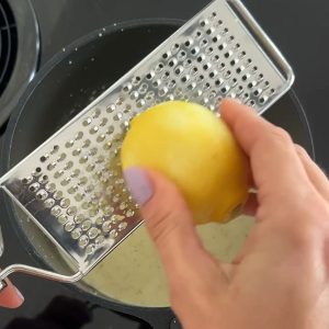 Citroen panna cotta stap 1