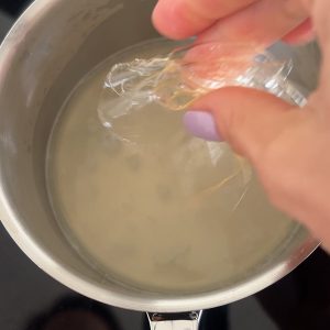 Citroen panna cotta stap 4