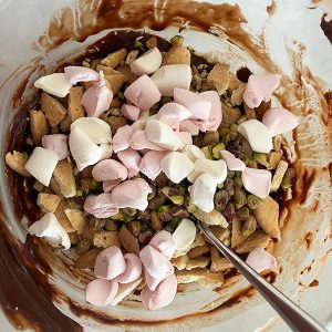 Rocky road recept stap 2