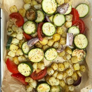 Traybake kip pesto stap 3