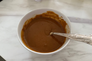 Edamame salade met pindadressing stap 4