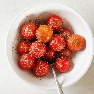 Tomaatjes uit de oven stap 1