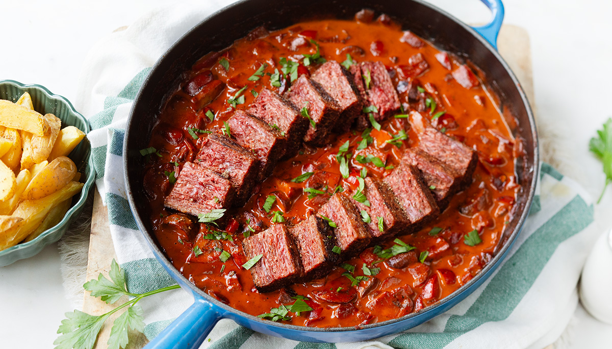 Beef stroganoff recept