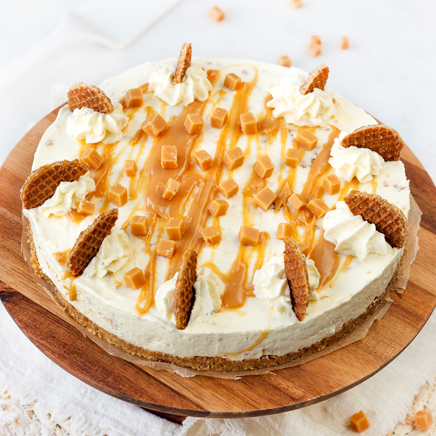 Stroopwafel cheesecake recept