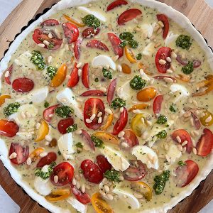 quiche caprese stap 05