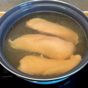 Pulled chicken stap 1