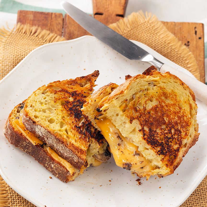 Truffel tosti recept met champignons