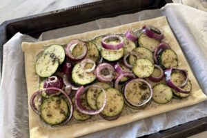 plaattaart met courgette stap 3