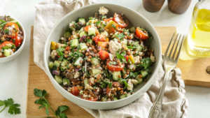 Frisse linzensalade