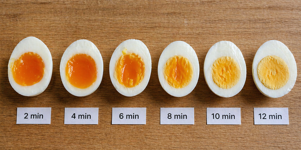 eieren koken hard zacht