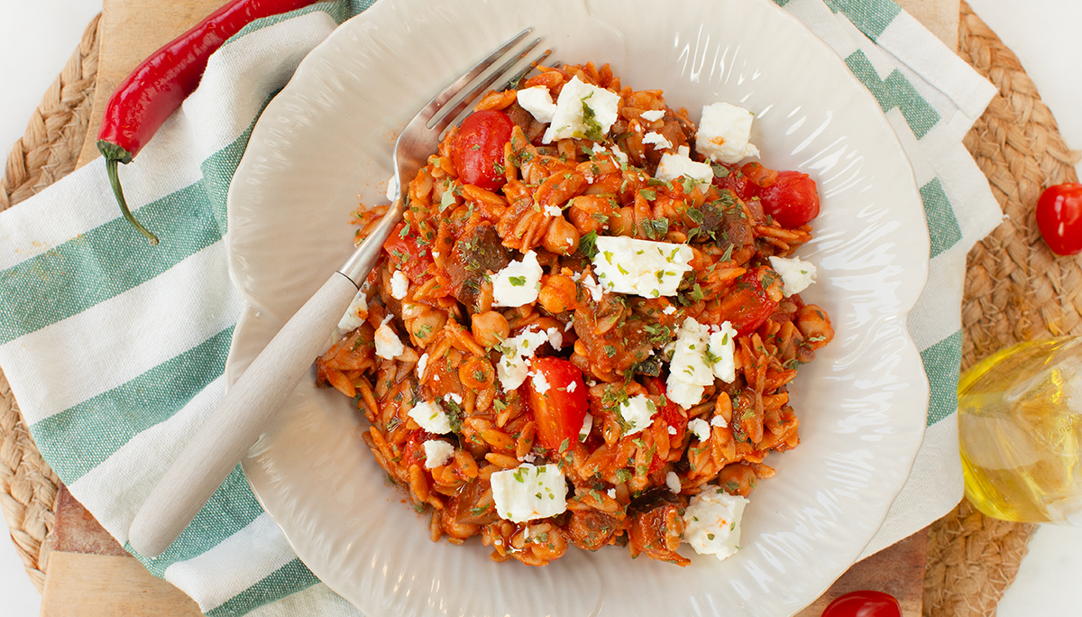 Orzo arrabbiata