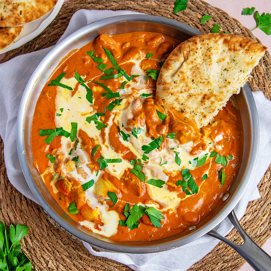 BURTER CHICKEN CURRY  Butter chicken - authentiek Indiaas recept - Leuke Recepten