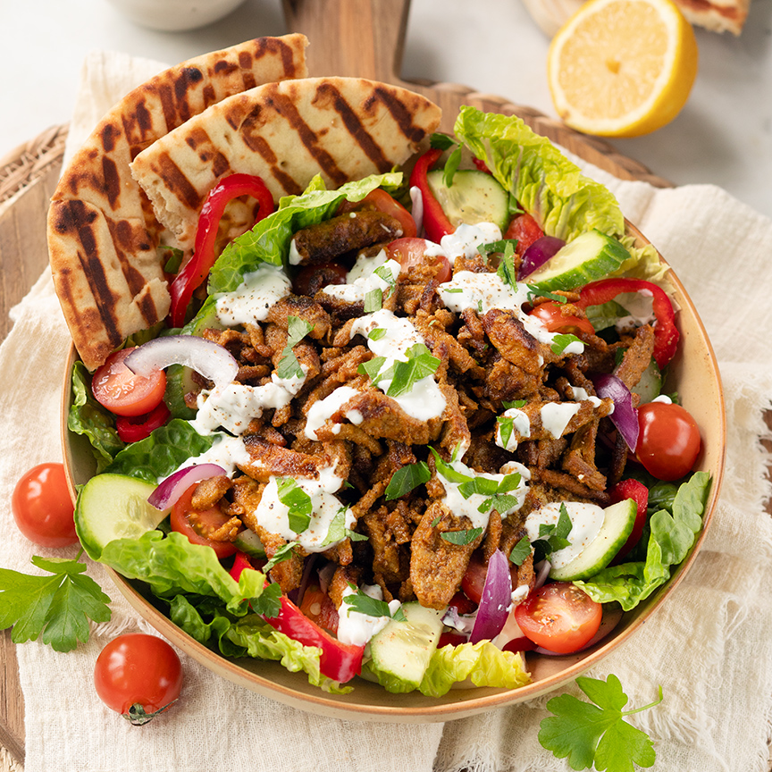 shoarma salade zelf maken