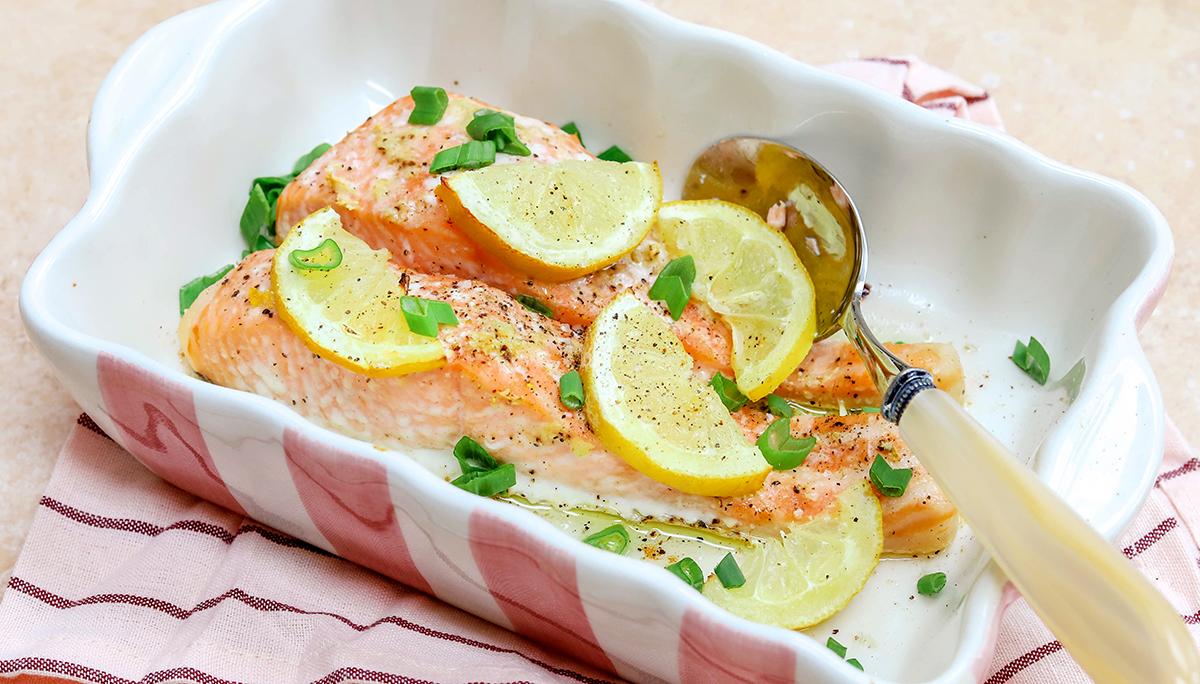 Zalm uit de oven