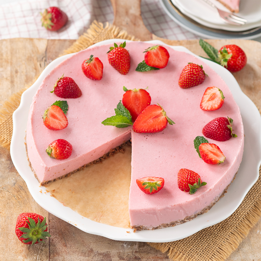 aardbeien kwarktaart recept